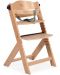 Дървен стол за хранене 2в1 Cangaroo - Nuttle, натурален - 7t