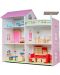 Дървена къща за кукли Smart Baby - С обзавеждане - 1t