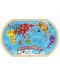 Дървен пъзел Tooky toy - Карта на света - 1t