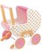 Дървена количка за кукли Janod - Candy chic - 1t