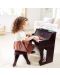 Дървено електронно пиано със столче Hape, черно - 8t