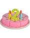 Дървена играчка Moni -  Торта Happy Birthday - 4t