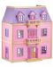 Дървена куклена къща Melissa & Doug - Многоетажна, розова - 1t