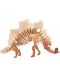 Дървен 3D пъзел Johntoy - Динозаври, 4 вида - 1t