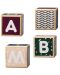 Дървени кубчета Micki Pippi - Букви и цифри - 5t
