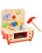 Дървен комплект Tooky Toy - Работилница с инструменти - 3t