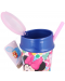 Детска чаша с капак и сламка Stor - Minnie Mouse, 400 ml, - 3t