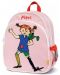Детска раница Micki Pippi - Пипи Дългото чорапче, розова - 1t