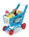 Детска количка за пазаруване Ocie - С 56 продукта, синя - 1t
