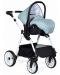 Комбинирана детска количка 3в1 Baby Giggle - Alpina, зелена - 4t