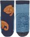 Детски чорапи със силиконова подметка Sterntaler - С хамелеон, 19/20 размер, 12-18 месеца, сини - 3t