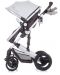 Детска количка с трансформиращ се кош Chipolino Тера - Сиво и бяло - 2t