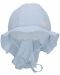 Детска лятна шапка с UV 50+ защита Sterntaler - 49 cm, 12-18 месеца, синя - 3t