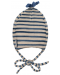 Детска зимна шапка Sterntaler - Бобър, 51 cm, 18-24 месеца, райе - 2t