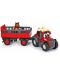 Детска играчка Simba ABC - Трактор с ремарке и конче, със звук и светлина - 1t