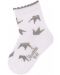 Детски чорапи Sterntaler - С коронки, 19/22 размер, 12-24 месеца, бели - 1t