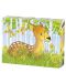 Детски дървени кубчета Goki - Горски животни - 1t