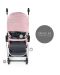 Бебешка лятна количка Hauck Eagle 4S, Pink/Grey, розова - 9t