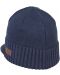 Детска плетена шапка с козирка Sterntaler - 57 cm, 8+ години, тъмносиня - 3t