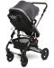 Детска количка Lorelli - Alba, Premium Set, Steel Grey - 8t