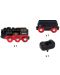 Детска играчка Brio - Парен локомотив с вагон - 3t