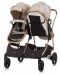 Детска количка за близнаци Chipolino Пясък - Дуо Смарт - 5t