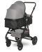 Детска количка Lorelli - Alba, Premium Set, Opaline Grey - 3t