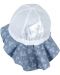 Детска шапка с UV 50+ защита Sterntaler - На цветчета, 47 cm, 9-12 месеца - 5t
