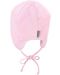 Детска зимна шапка ушанка Sterntaler - Мече, 47 cm, 9-12 месеца, розова - 4t