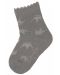 Детски чорапи Sterntaler - С коронки, 15/16 размер, 4-6 месеца, сиви - 1t
