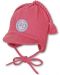 Детска плетена шапка с козирка Sterntaler - За момиче, 45 cm, 6-9 месеца, розова - 1t