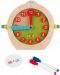Детска играчка Janod - Дървен часовник Essentiel  - 4t