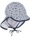Детска шапка с платка с UV 50+ защита Sterntaler - Със звездички, 49 cm, 12-18 месеца - 2t