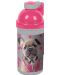 Детска бутилка за вода Paso Studio Pets - 500 ml, куче със слушалки - 1t