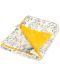 Детско одеяло Baby Matex - Vello,  75 x 100 cm, жълто - 1t