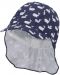 Детска шапка с козирка и UV 50+ защита Sterntaler - С китове, 47 cm, 9-12 месеца - 1t