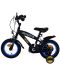 Детски велосипед с помощни колела E&L cycles - Batman, 12'' - 4t