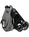Детска количка Zizito - Barron 3 в 1, сива с черна рамка - 6t