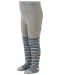 Детски чорапогащник Sterntaler - Райе, 122/128 cm, 5-6 години, сив - 2t