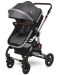 Детска количка Lorelli - Alba, Premium Set, Steel Grey - 9t