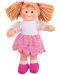 Детска играчка Bigjigs - Мека кукла Дарси, 25 cm - 1t