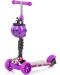Детски скутер 2 в 1 Chipolino  - Киди Ево, лилави графити - 5t