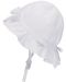 Детска шапка с UV 50+ защита Sterntaler - С панделка,  51 cm, 18-24 месеца, бяла - 3t