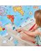 Детски пъзел Orchard Toys - Карта на света, 150 части - 3t