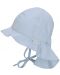 Детска лятна шапка с UV 50+ защита Sterntaler - 43 cm, 5-6 месеца, синя - 2t