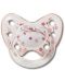 Силиконова залъгалка с халка Dentistar Art - Розова, размер 2 - 1t