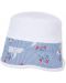 Детска лятна шапка с UV 50+ защита Sterntaler - С цветя, 53 cm, 2-4 години, бяла - 2t