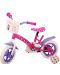 Детски велосипед с помощни колела E&L cycles - Дисни, Мини Маус, 10'' - 2t