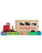 Детска играчка Melissa & Doug - Дървено вагонче за коне - 1t