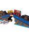 Детски дървен комплект Bigjigs - Пиратски влак - 2t
